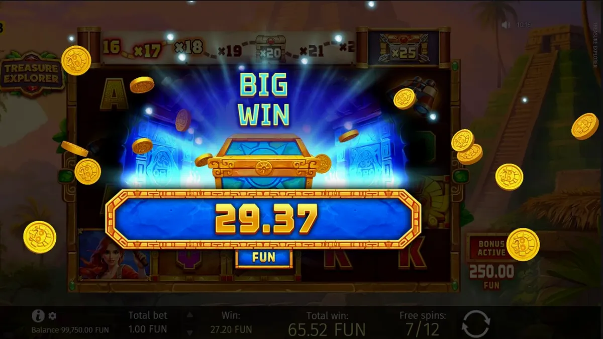 Laura Loot dalam slot Treasure Explorer oleh BGaming